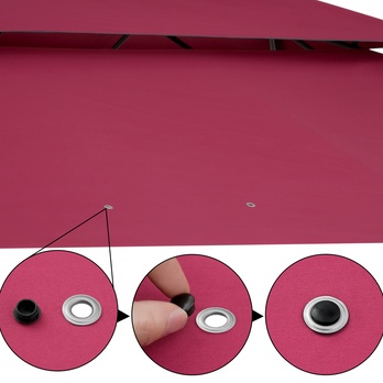 Zahradní altán TOPAS červená 5