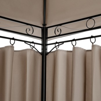 Zahradní altán TOPAS šedá 3