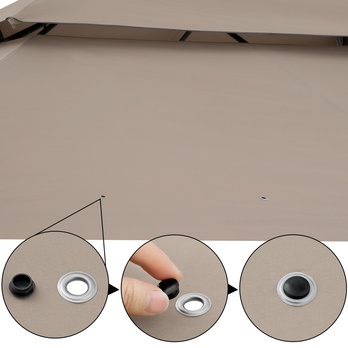 Zahradní altán TOPAS šedá 5