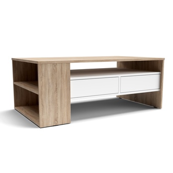 Konferenční stolek TOREY dub sonoma/bílá 3