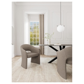 Jídelní židle TORI šedohnědá 1