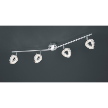 Bodové LED svítidlo TOURS chrom, šířka 80 cm 1