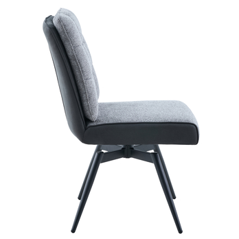 Jídelní židle TOVIANA tmavě šedá/vintage antracitová 4