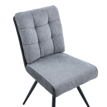 Jídelní židle TOVIANA tmavě šedá/vintage antracitová 6