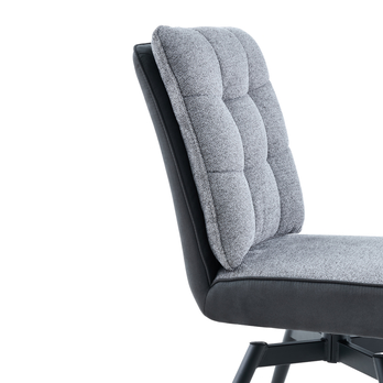 Jídelní židle TOVIANA tmavě šedá/vintage antracitová 7