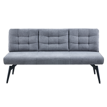 Jídelní lavice TOVIANA  tmavě šedá/vintage antracitová 1