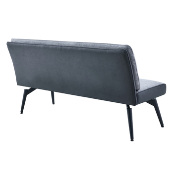 Jídelní lavice TOVIANA  tmavě šedá/vintage antracitová 3