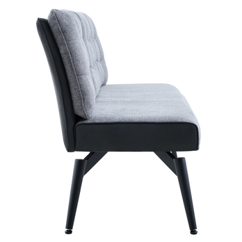 Jídelní lavice TOVIANA  tmavě šedá/vintage antracitová 4