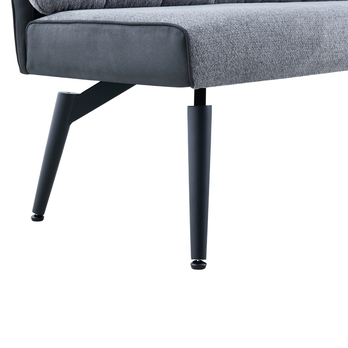 Jídelní lavice TOVIANA  tmavě šedá/vintage antracitová 9