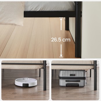 Postel s roštem TOX černá, 90x190 cm 2