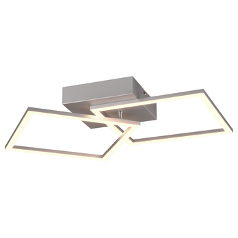Stropní LED svítidlo TRAIL stříbrná, šířka 45 cm 1