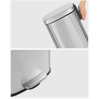 Odpadkový koš TRASH nerez, 30 l 4