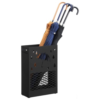 Stojan na deštníky TRAY černá 4