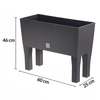 Květináč TRELL 4 antracitová 5
