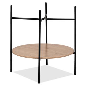Přístavný stolek TRELLEBORG II dub artisan/černá 4
