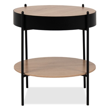 Přístavný stolek TRELLEBORG II dub artisan/černá 5