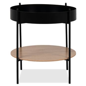 Přístavný stolek TRELLEBORG II dub artisan/černá 6