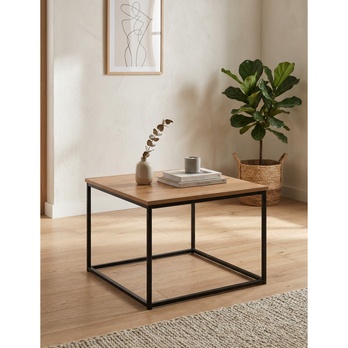 Konferenční stolek TRELLEBORG černá/dub artisan, šířka 60 cm 1