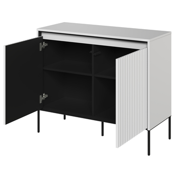 Komoda TREND TR-02 bílá/černá 2