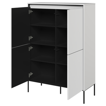 Komoda TREND TR-03 bílá/černá 2