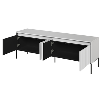 TV komoda TREND TR-05 bílá/černá 2