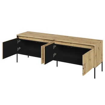 TV komoda TREND TR-05 dub artisan/černá 2