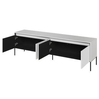 TV komoda TREND TR-06 bílá/černá 1