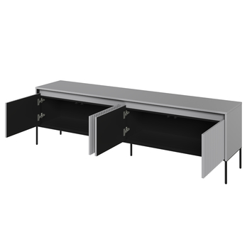 TV komoda TREND TR-06 šedá/černá 1