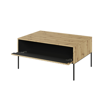 Konferenční stolek TREND dub artisan/černá 1