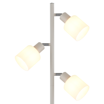Stojací lampa TRENT písková/bílá 3