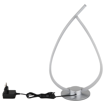 Stolní lampa TRINA stříbrná 4