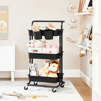 Pojízdný vozík TROLLEY černá 1