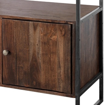 Předsíňová sestava TUCSON černá/akácie, šířka 92 cm 5