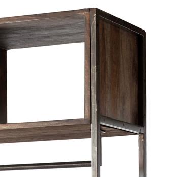 Předsíňová sestava TUCSON černá/akácie, šířka 92 cm 7