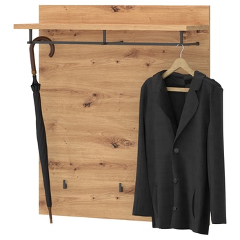 Předsíňový panel TURINO dub artisan/antracitová 2