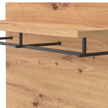 Předsíňový panel TURINO dub artisan/antracitová 4