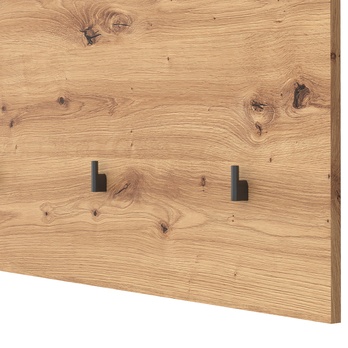 Předsíňový panel TURINO dub artisan/antracitová 5