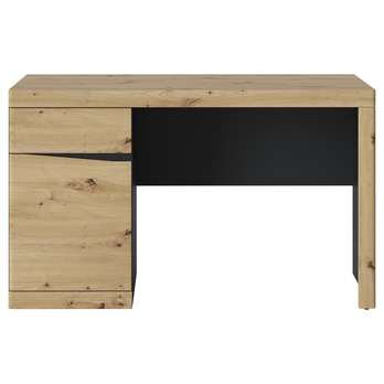 Psací stůl TURINO dub artisan/antracitová, šířka 128 cm 4