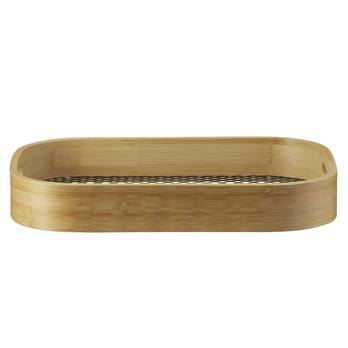 Servírovací podnos TURNER 2 bambus/černá, šířka 35 cm 2