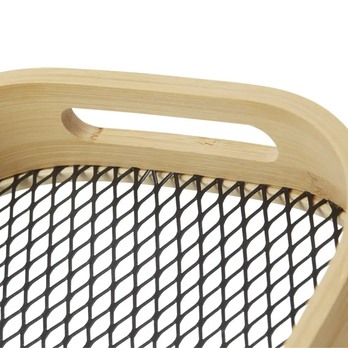 Servírovací podnos TURNER 2 bambus/černá, šířka 35 cm 4