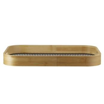 Servírovací podnos TURNER bambus/černá, šířka 46 cm 2