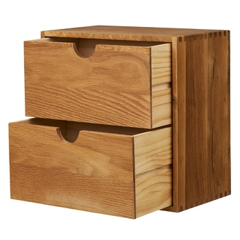 Nástěnný regál TUWNSVALLI VI dub 2