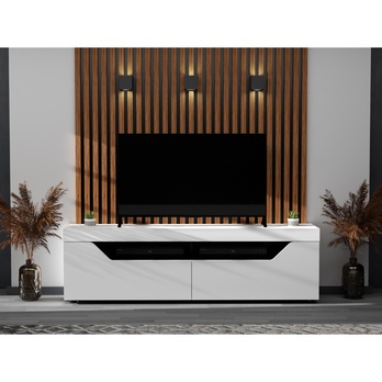 TV komoda TWIST 160 bílá 4