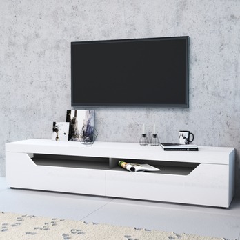 TV komoda TWIST 160 bílá 5