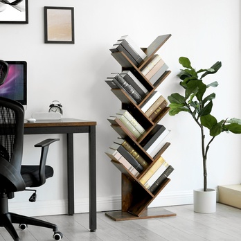 Knihovna UDDE hnědá 1