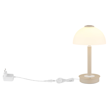 Stolní lampa ULDIN písková/bílá 5