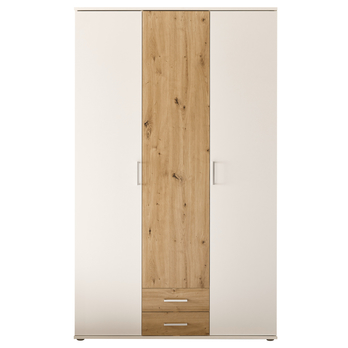 Šatní skříň UMIA bílá/dub artisan 3