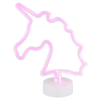 Stolní LED lampa UNICORN II bílá/růžová 5