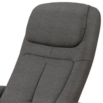 Relaxační křeslo UPTAMO 2 šedá 2