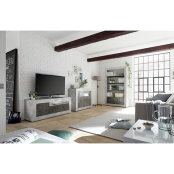 TV komoda URBINO 5 beton/šedá 1